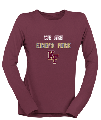 King's Fork Bulldogs KF We Are Women's LS T-Shirt