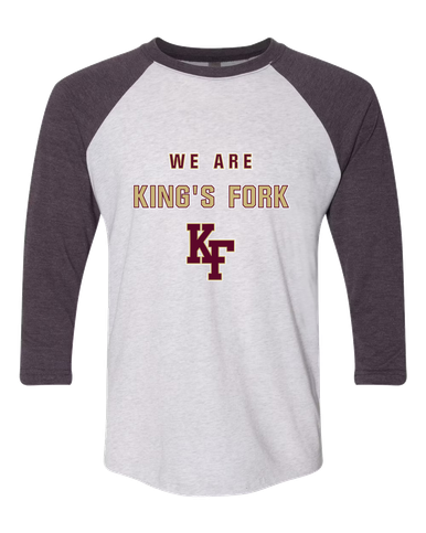 King's Fork Bulldogs KF We Are Men's Baseball T-Shirt
