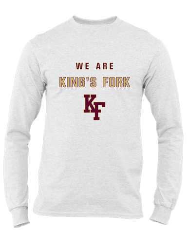 King's Fork Bulldogs KF We Are Men's LS T-Shirt