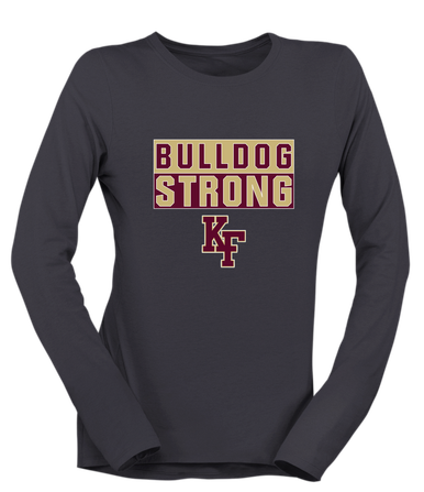King's Fork Bulldogs KF Strong #1 Women's Premium LS T-Shirt