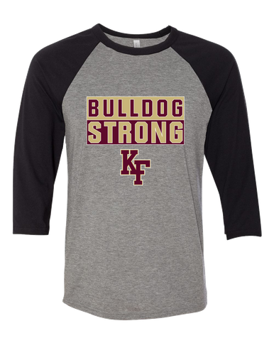 King's Fork Bulldogs KF Strong #1 Men's Baseball T-Shirt