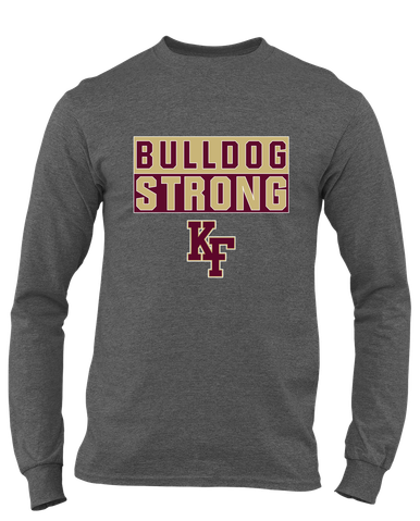 King's Fork Bulldogs KF Strong #1 Men's LS T-Shirt