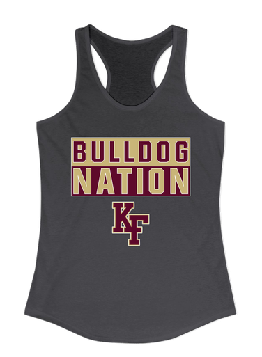 King's Fork Bulldogs KF Nation #1 Women's Tank Top