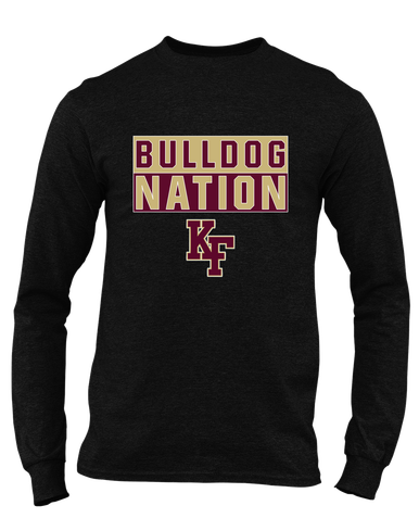 King's Fork Bulldogs KF Nation #1 Men's LS T-Shirt
