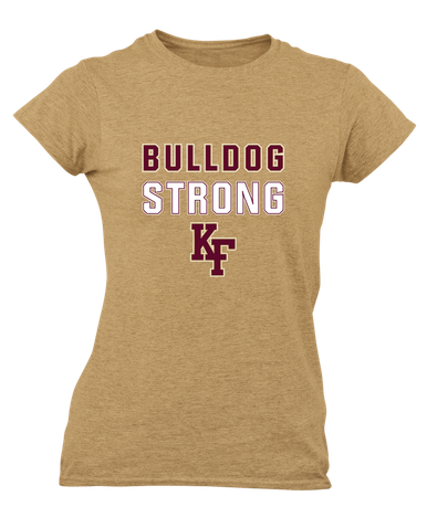 King's Fork Bulldogs KF Strong #2 Women's Premium SS T-Shirt