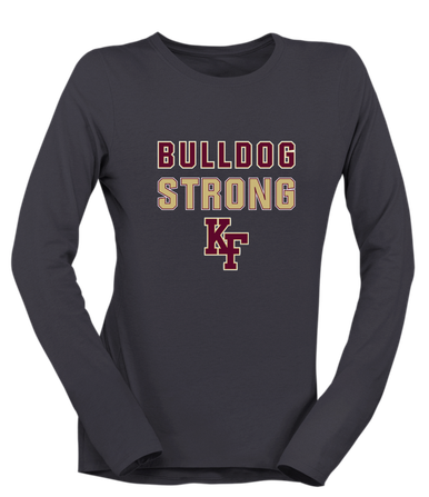 King's Fork Bulldogs KF Strong #2 Women's Premium LS T-Shirt