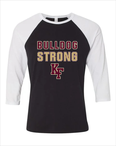 King's Fork Bulldogs KF Strong #2 Men's Baseball T-Shirt
