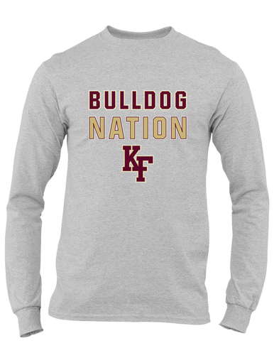 King's Fork Bulldogs KF Nation #2 Men's LS T-Shirt