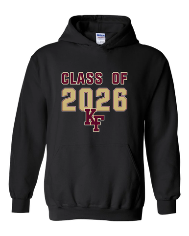 King's Fork Bulldogs KF Class of 2026 Men's Hoodie