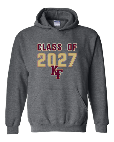King's Fork Bulldogs KF Class of 2027 Men's Hoodie