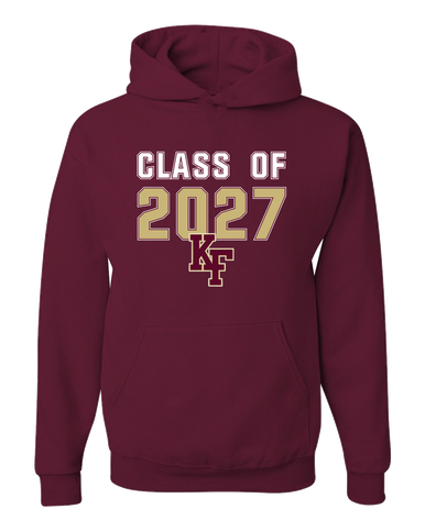 King's Fork Bulldogs KF Class of 2027 Men's Premium Hoodie