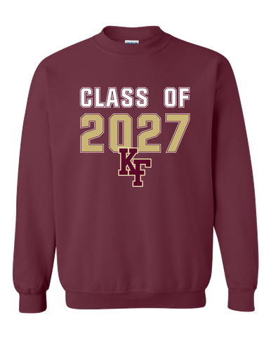 King's Fork Bulldogs KF Class of 2027 Men's Sweatshirt