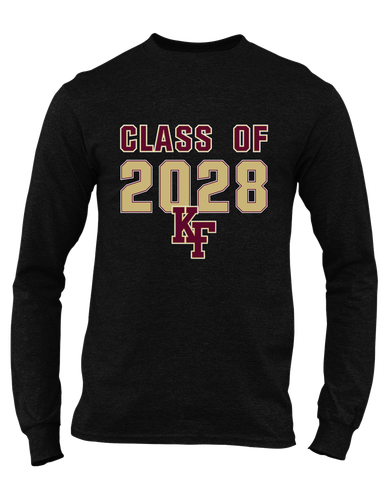 King's Fork Bulldogs KF Class of 2028 Men's Premium LS T-Shirt