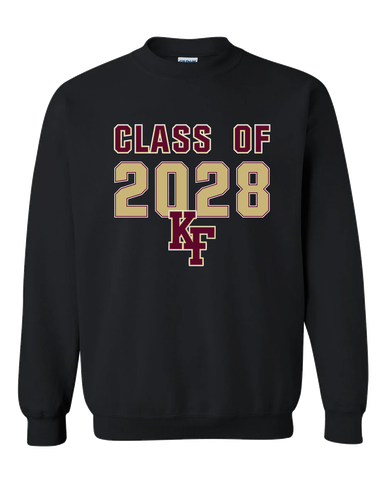 King's Fork Bulldogs KF Class of 2028 Men's Sweatshirt