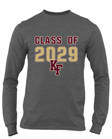 King's Fork Bulldogs KF Class of 2029 Men's LS T-Shirt