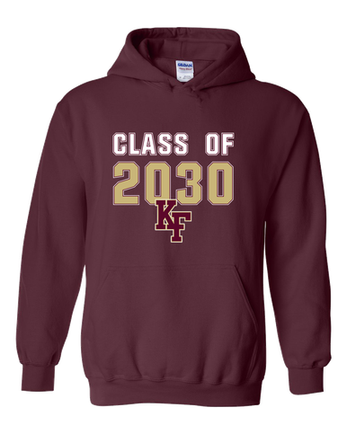 King's Fork Bulldogs KF Class of 2030 Men's Hoodie