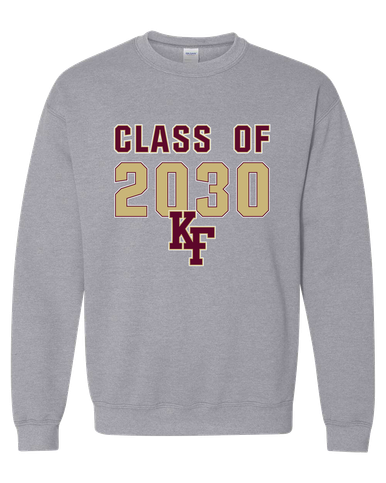 King's Fork Bulldogs KF Class of 2030 Men's Sweatshirt