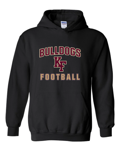 King's Fork Bulldogs KF Football #1 Men's Hoodie