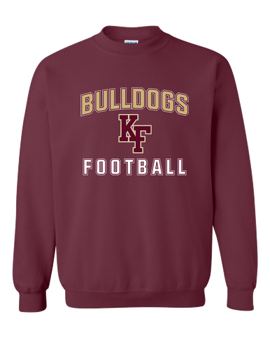 King's Fork Bulldogs KF Football #1 Men's Sweatshirt