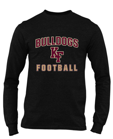 King's Fork Bulldogs KF Football #1 Men's Premium LS T-Shirt