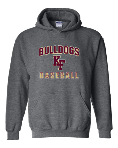 King's Fork Bulldogs KF Baseball #1 Men's Hoodie