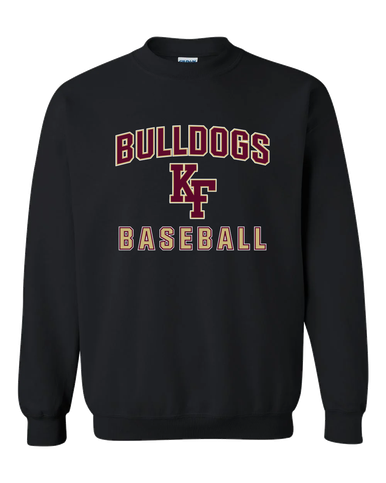 King's Fork Bulldogs KF Baseball #1 Men's Sweatshirt