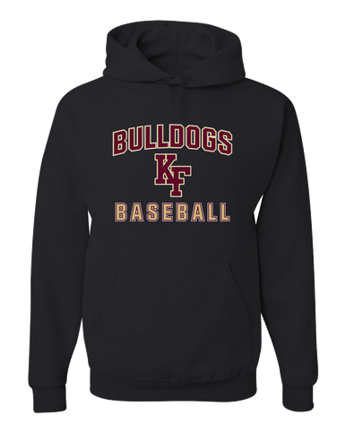 King's Fork Bulldogs KF Baseball #1 Men's Premium Hoodie