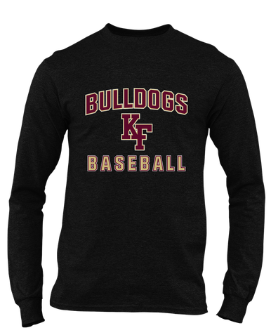 King's Fork Bulldogs KF Baseball #1 Men's LS T-Shirt