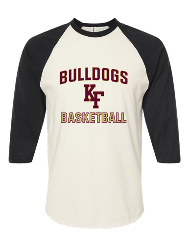 King's Fork Bulldogs KF Basketball #1 Men's Baseball T-Shirt