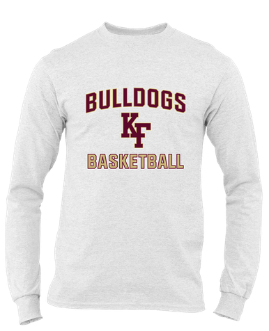 King's Fork Bulldogs KF Basketball #1 Men's Premium LS T-Shirt
