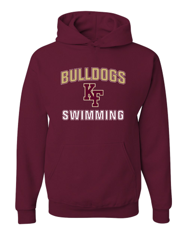 King's Fork Bulldogs KF Swimming Men's Premium Hoodie