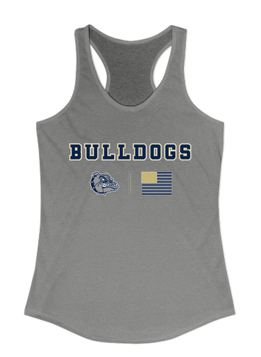 West Albany Bulldogs Team Colors Flag Women's Tank Top