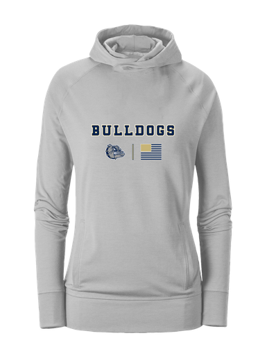 West Albany Bulldogs Team Colors Flag Women's Hoodie