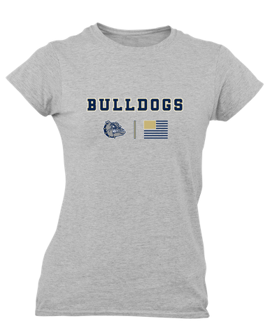 West Albany Bulldogs Team Colors Flag Women's Premium SS T-Shirt