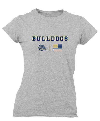 West Albany Bulldogs Team Colors Flag Women's SS T-Shirt
