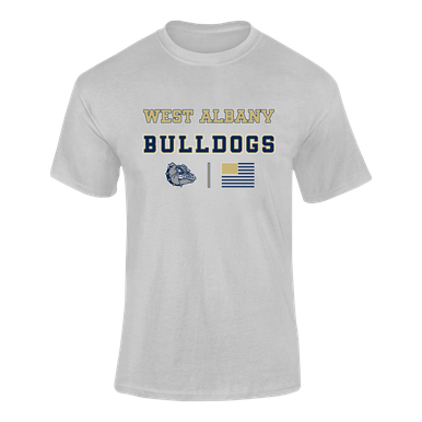 West Albany Bulldogs Spirit Flag Men's SS T-Shirt