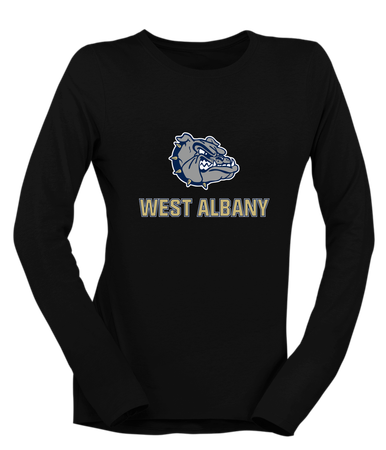 West Albany Bulldogs Mascot #2 Women's LS T-Shirt