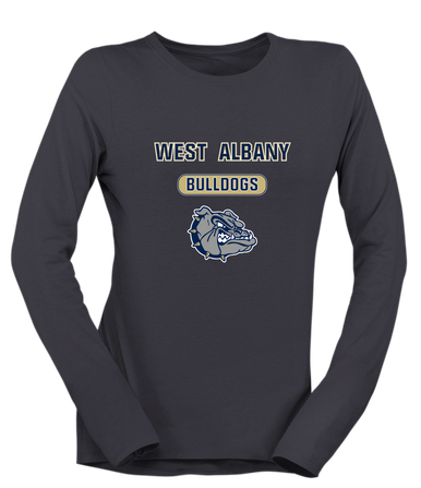 West Albany Bulldogs Mascot #3 Women's Premium LS T-Shirt