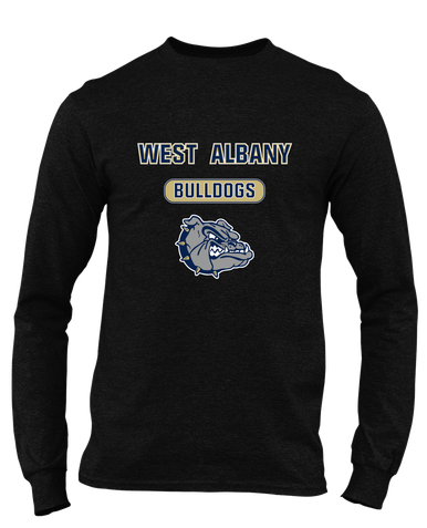 West Albany Bulldogs Mascot #3 Men's Premium LS T-Shirt