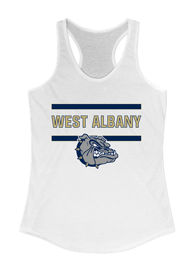West Albany Bulldogs Mascot #4 Women's Tank Top