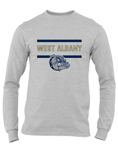 West Albany Bulldogs Mascot #4 Men's Premium LS T-Shirt