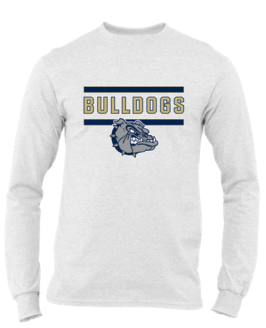 West Albany Bulldogs Mascot #5 Men's LS T-Shirt