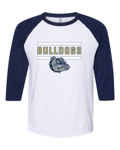 West Albany Bulldogs Mascot #5 Women's Baseball T-Shirt