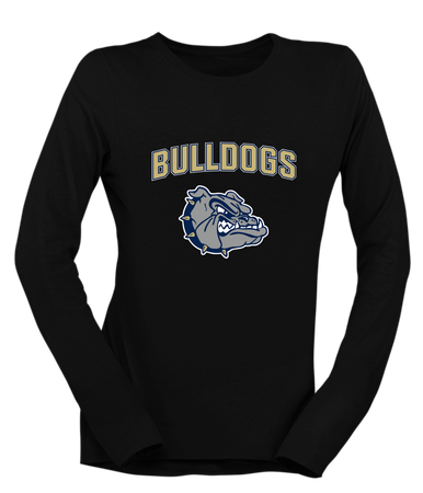 West Albany Bulldogs Mascot #6 Women's LS T-Shirt