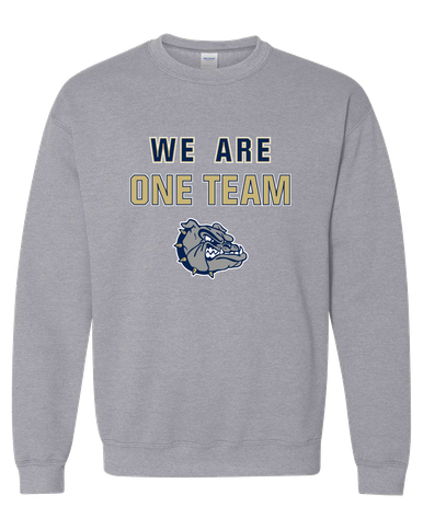 West Albany Bulldogs We Are One Team Men's Sweatshirt