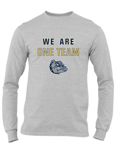 West Albany Bulldogs We Are One Team Men's LS T-Shirt