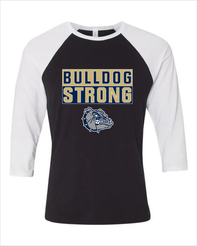 West Albany Bulldogs Strong #1 Women's Baseball T-Shirt
