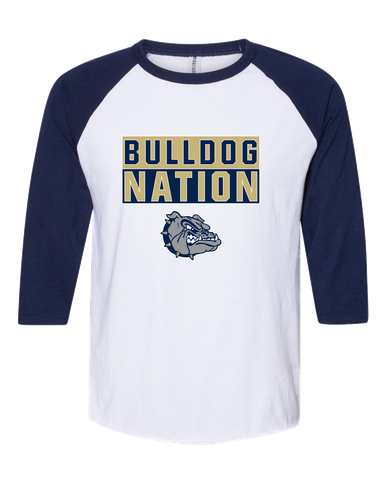West Albany Bulldogs Nation #1 Women's Baseball T-Shirt