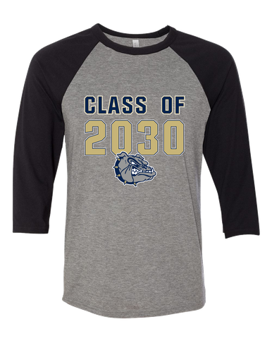 West Albany Bulldogs Class of 2030 Men's Baseball T-Shirt