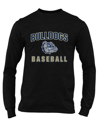 West Albany Bulldogs Baseball #1 Men's LS T-Shirt